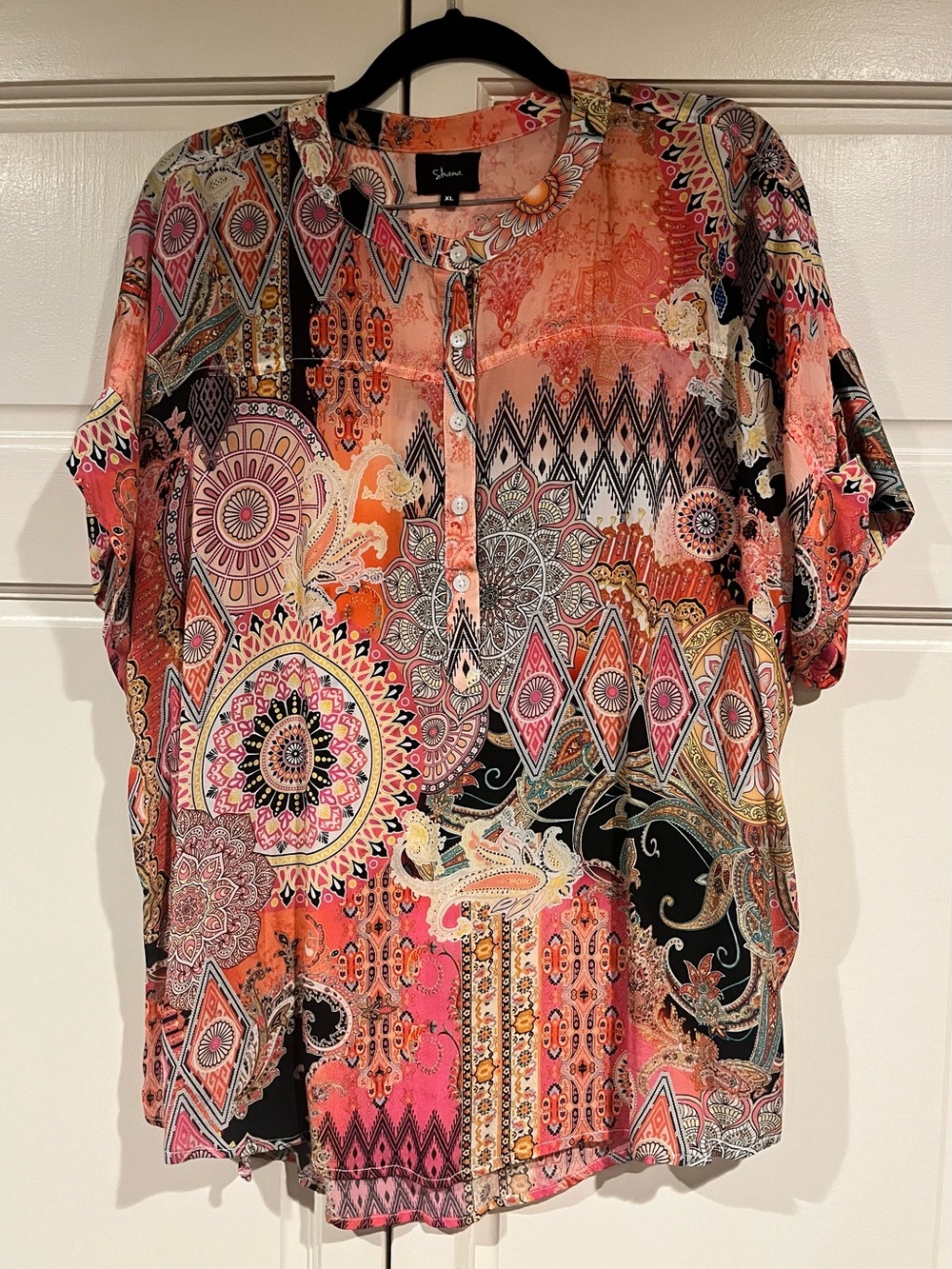 Shana Silk Blouse - Size XL